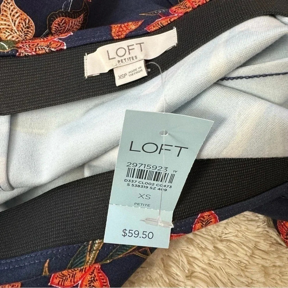 Loft Womens Floral Mini Skirt size XS petite - Picture 7 of 10